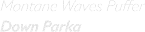 Montane Waves Puffer Down Parka