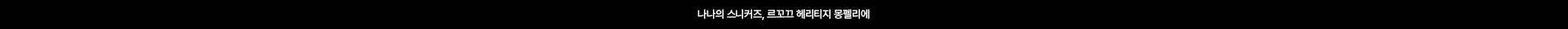나나의 스니커즈,