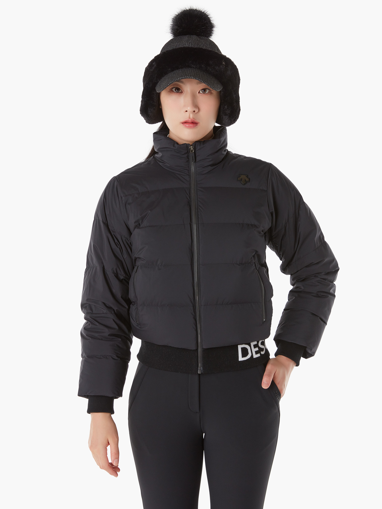 DESCENTE GOLF] 여성 이어워머 SET 방한캡