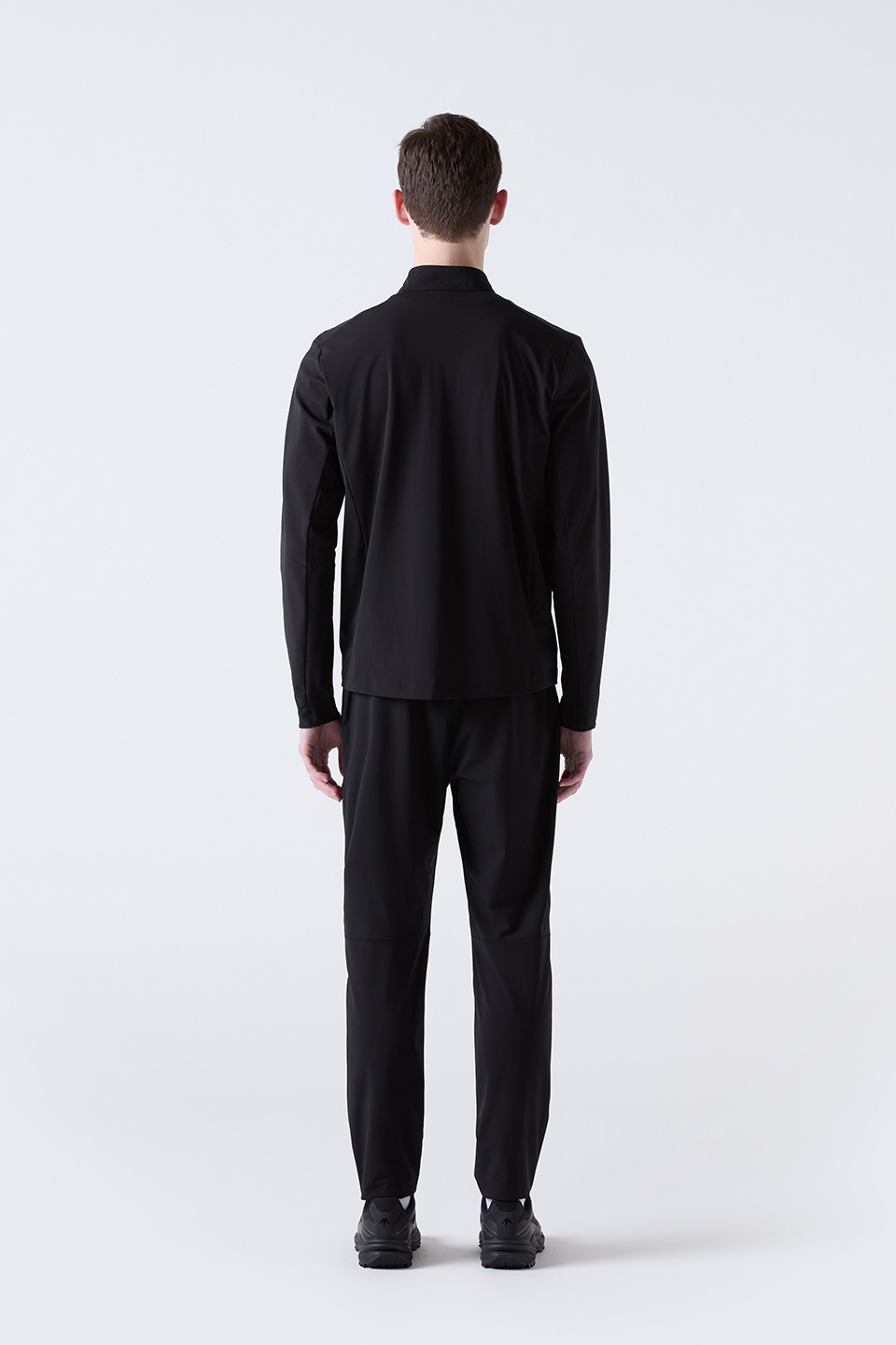DESCENTE デサント トレーニング ハーフジャケット ブラック SQ121TFT21 画像 4