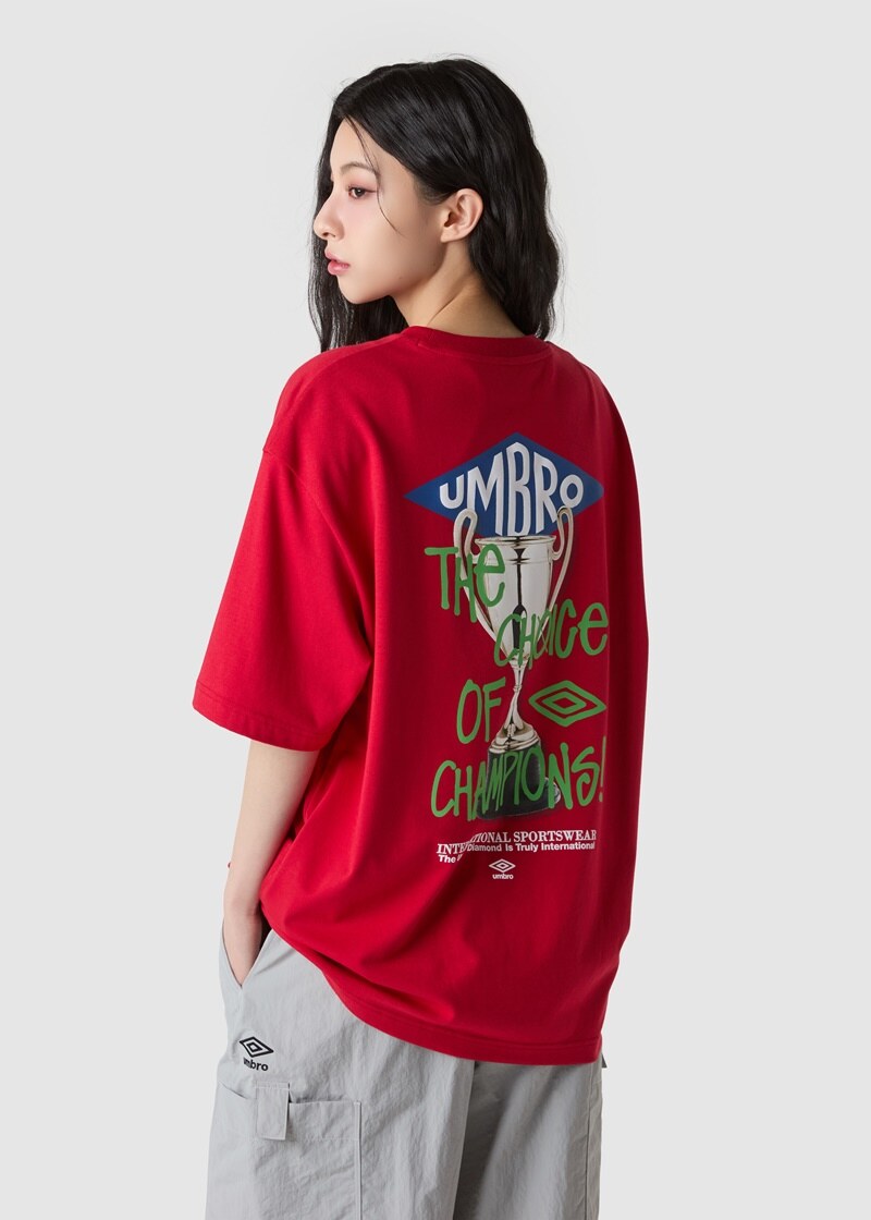 UMBRO Archive Trophy Short Sleeve T-Shirt