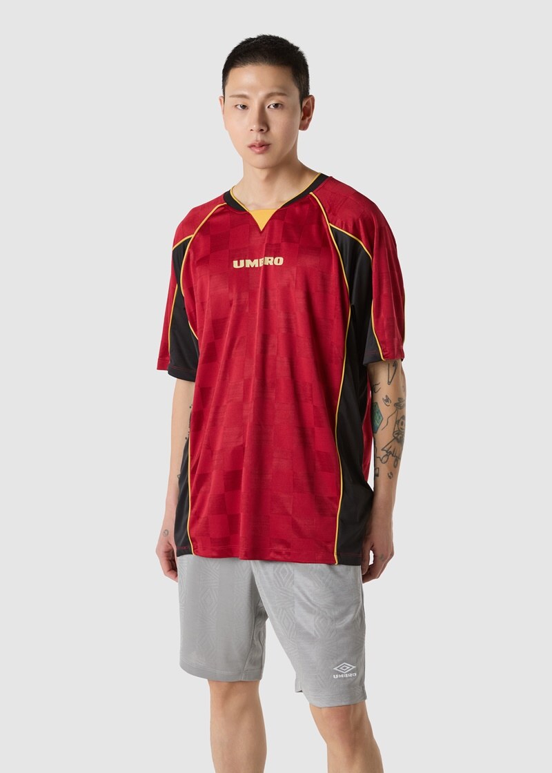 韓国*UMBRO■NQ Panel Raglan Short-Sleeved UMBRO NQ Panel Raglan Short-Sleeved Shirt
