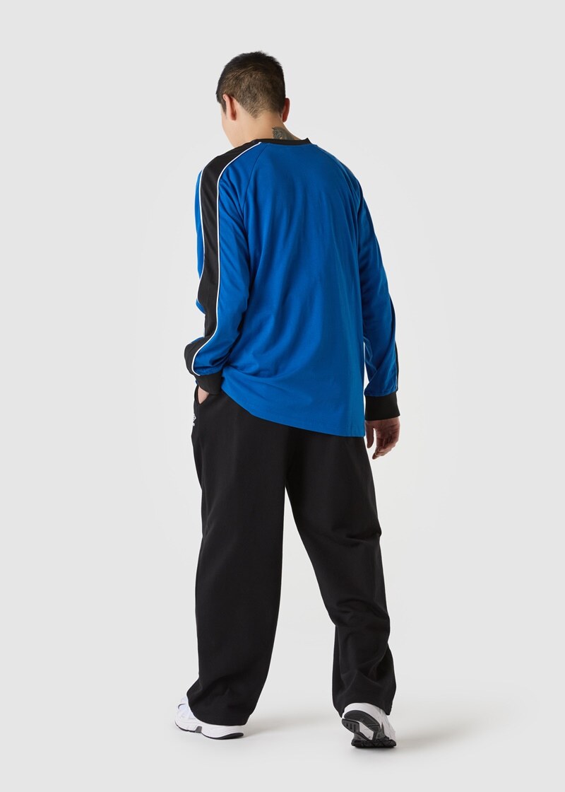 ☆UMBRO☆ NQ Panel Long Sleeve T-Shirt Blue UQ111CRL21 UQ111 UMBRO NQ Panel Long-Sleeved T-Shirt