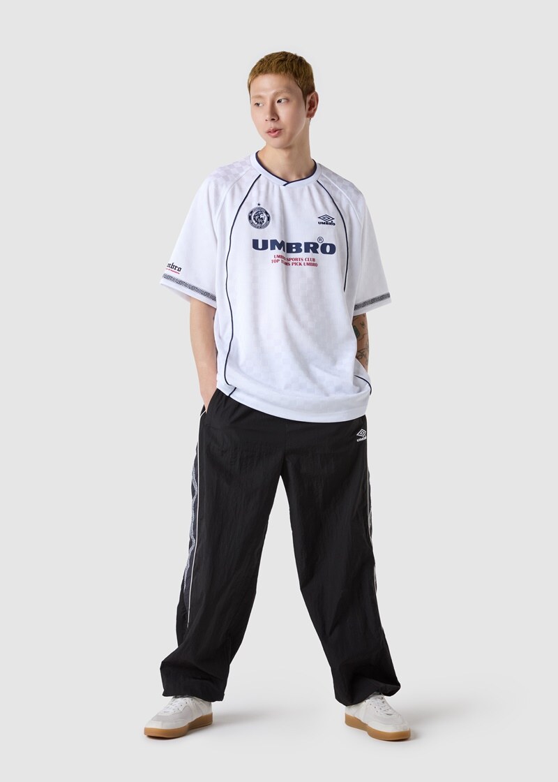 UMBRO BLOKE OG Stripe Jacquard Round Short Sleeve Jersey