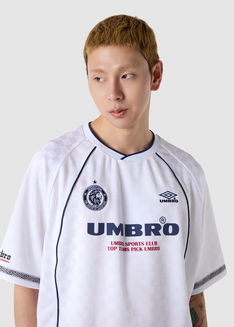 ★UMBRO★ BLOKE OG Stripe Jacquard Round Short Sleeve Jersey UMBRO BLOKE OG Stripe Jacquard Round Short Sleeve Jersey