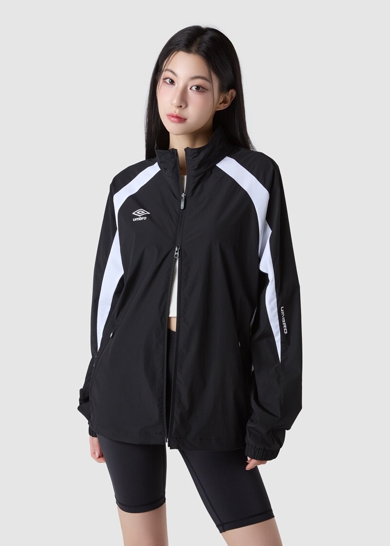 UMBRO] 더블컷 스탠넥 바람막이 자켓