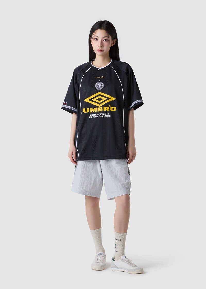 UMBRO BLOKE OG Stripe Jacquard Round Short Sleeve Jersey
