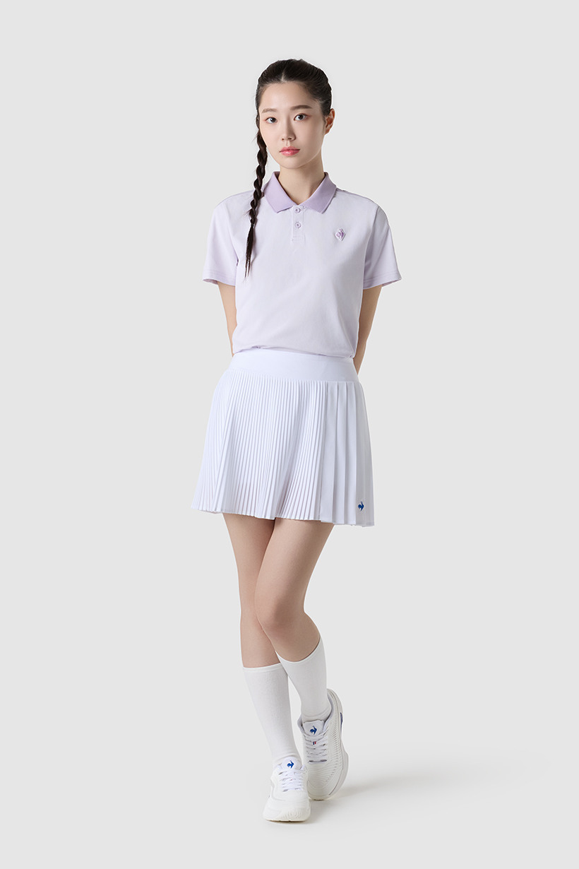 르꼬끄] 유니 선데이 레귤러핏 폴로 티셔츠 - 화이트