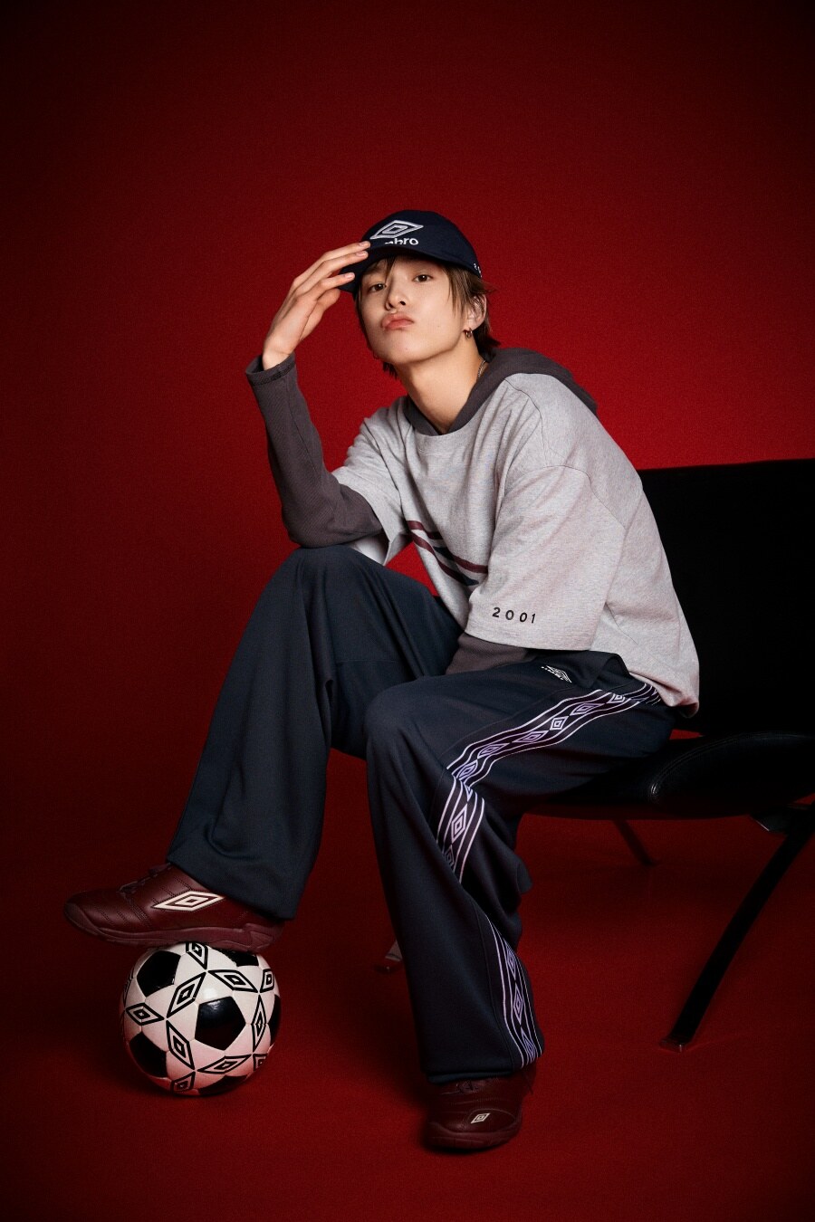 い*ご様 umbro×asahi ストライプシャツ　90（Sサイズ） umbro×asahi ストライプシャツ 90（Sサイズ） - メルカリ