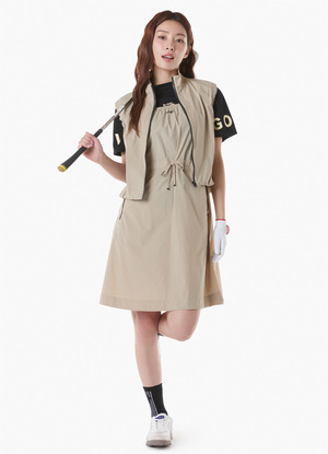 DESCENTE] DESCENTE X OJOS Slit Detail Skirt Pants