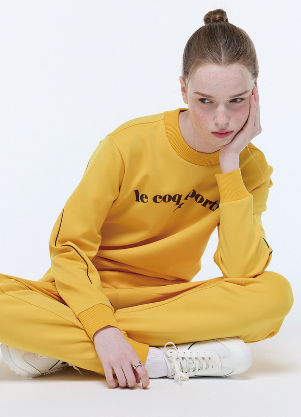 소유 LE COQ GOLF] [온라인 전용] 여성 저지 스웻셔츠