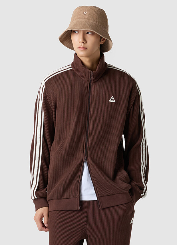 LE COQ SPORTIF] 유니 와플 선데이 루즈핏 트랙탑