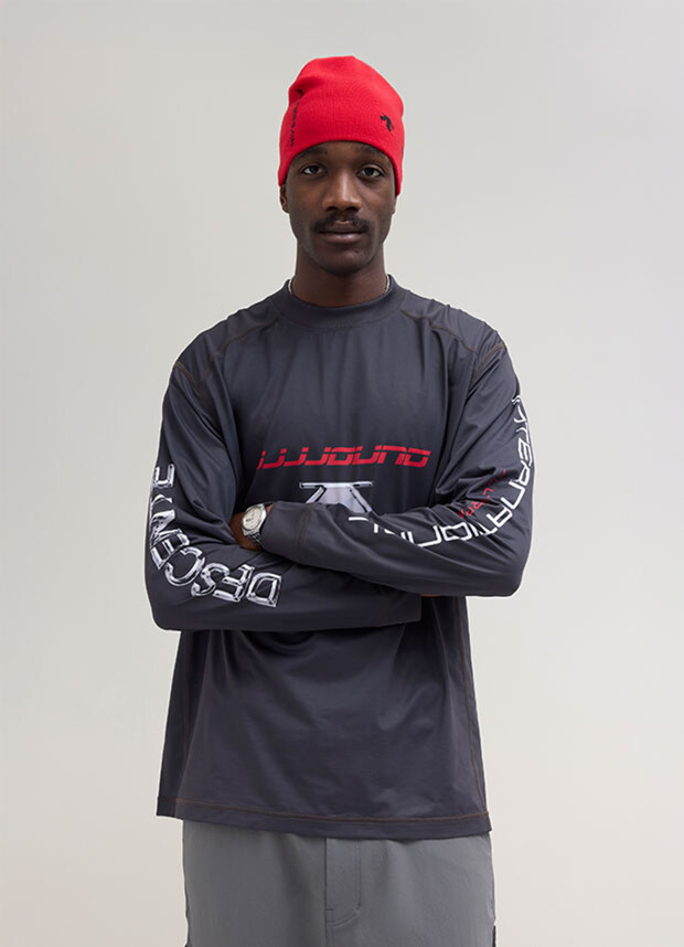 DESCENTE] [DESCENTE X JJJJOUND] Warm Up Long Sleeve T-shirt