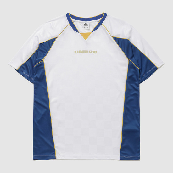 Tシャツ・カットソー UMBRO NQ Panel Raglan Short Sleeve Shirt WhiteUQ111CFS24 UQ1 UMBRO NQ Panel Raglan Short-Sleeved Shirt