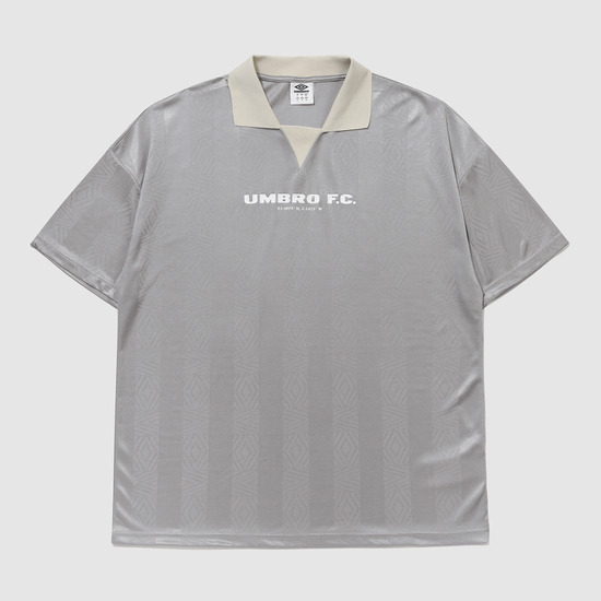 韓国*UMBRO■Stripe Short Sleeves UMBRO NQ Football Short Sleeve Shirt
