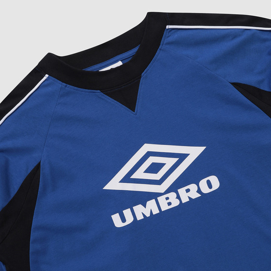 ☆UMBRO☆ NQ Panel Long Sleeve T-Shirt Blue UQ111CRL21 UQ111 UMBRO NQ Panel Long-Sleeved T-Shirt