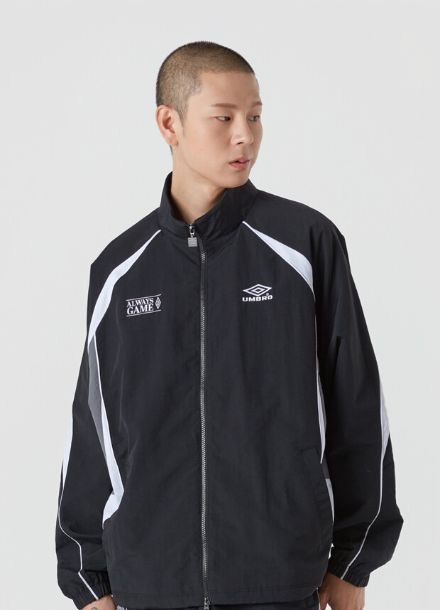 UMBRO] HBL 스포티 캐주얼 스탠넥 바람막이 자켓