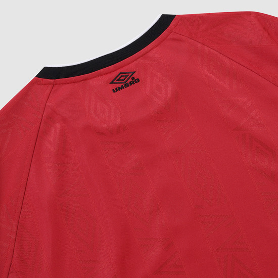 UMBRO BLOKE OG Stripe Jacquard Round Short Sleeve Jersey