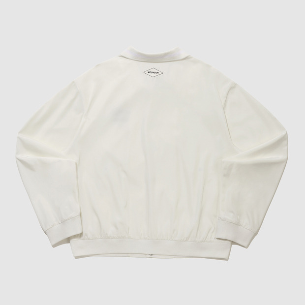 ★UMBRO★ UMBRO X MOONSUN Stripe Nasiti Ivory UQ223CSL41 UMBRO] [UMBRO X MOONSUN] 경량 앤썸 자켓