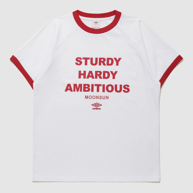 UMBRO] [UMBRO X MOONSUN] 링거 레터링 반팔 티셔츠