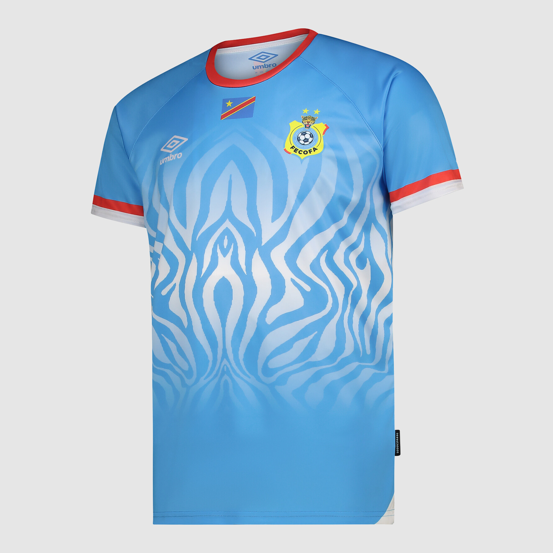 UMBRO] DR Congo 25 Official Elite Home Jersey (Pre-WC & AFCON Edition)